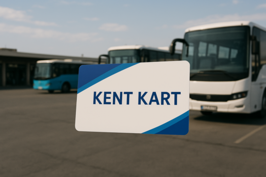 Çanakkale’de şehir dışından gelen vatandaşların kent içi toplu taşıma hizmetlerinden