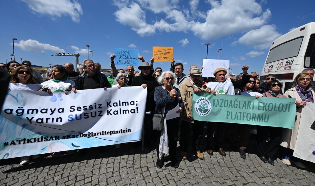 Kazdağları Ekoloji Platformu, yaptıkları açıklama ile Su Zirvesini protesto etme